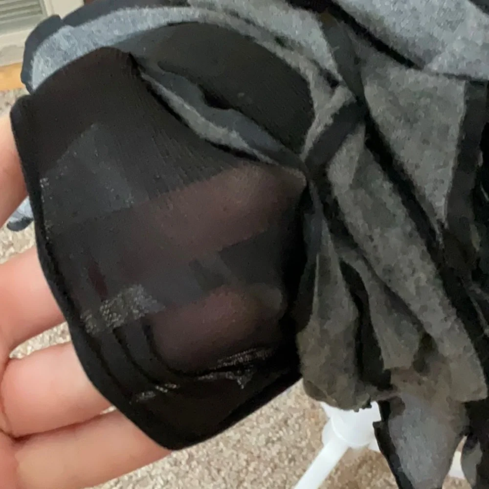 Weston Wear Black and Gray Layered Ruffle Dress - Picture 6 of 10